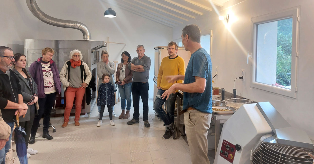 Visite de la boulangerie